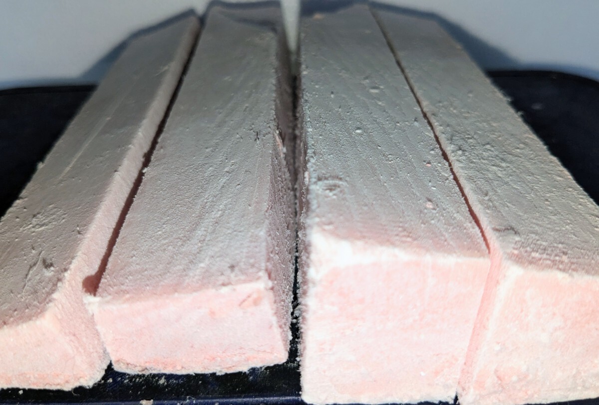 【即決】業務用養殖ミナミ鮪(オーストラリア産)腹上/中トロブロック 790g★4サクにカット済み_画像1