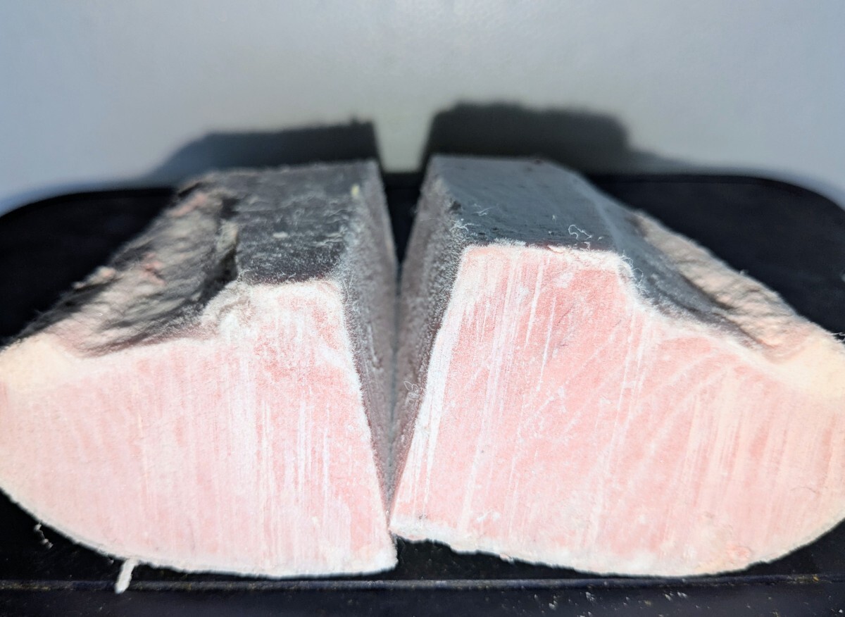 【即決】業務用養殖ミナミ鮪（オーストラリア産）腹中/大トロブロック 430g★２ブロック入り _画像5