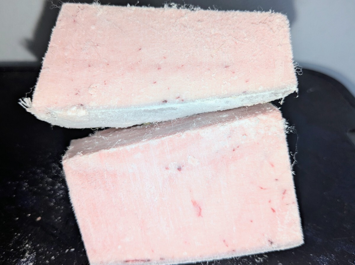 【即決】業務用養殖ミナミ鮪(オーストラリア産)腹中/大トロブロック 300g★2ブロック入り _画像2