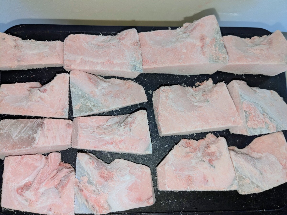 【即決】業務用養殖ミナミ鮪(オーストラリア産)腹上/中トロブロック端材 1570g★23個入り_画像7