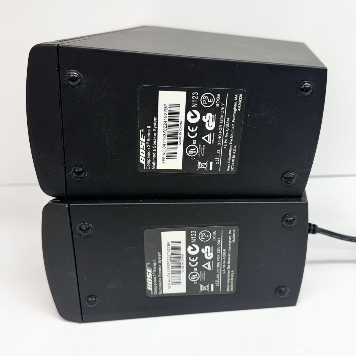 【ジャンク品】BOSE Companion2 SeriesⅡ Multimedia Speaker System ボーズ PCスピーカー アダプタなし_画像6