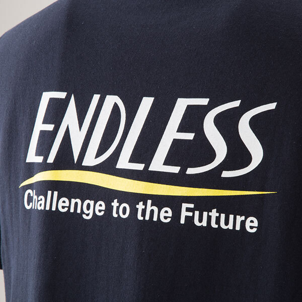 ENDLESS エンドレス Newロゴ Tシャツ ネイビー Mサイズ GTSED-NBM_画像3