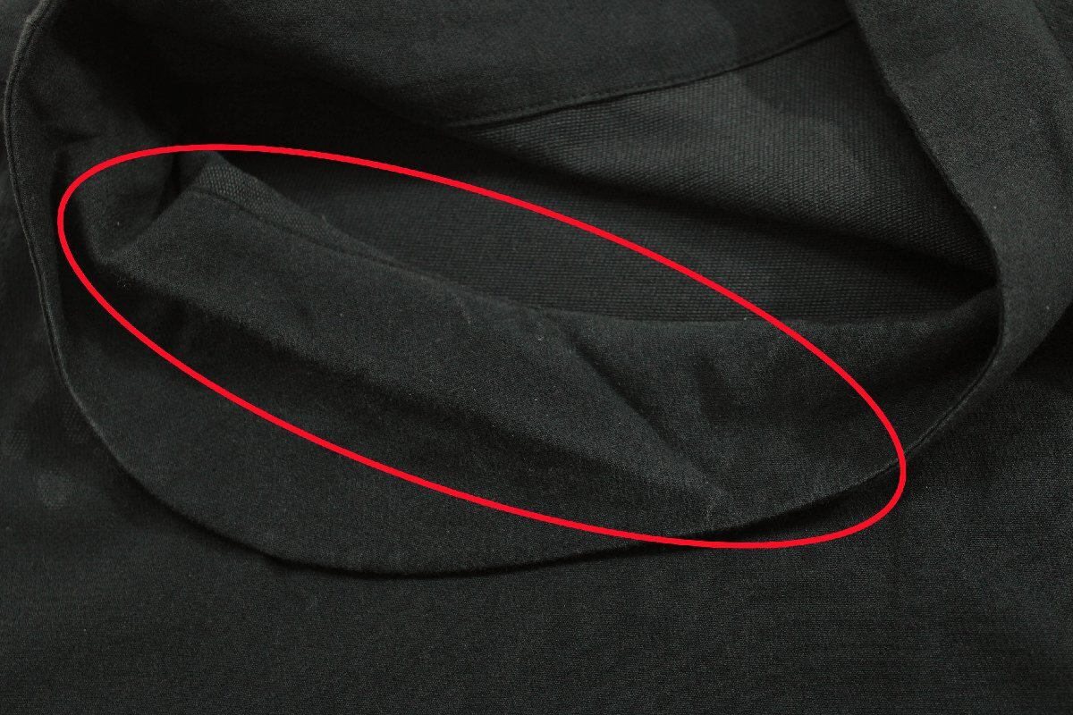 慈雨センソユニコ/コットンジャガード変形ロングチュニックベスト/ジャンパースカート:40/黒系yx831_画像7