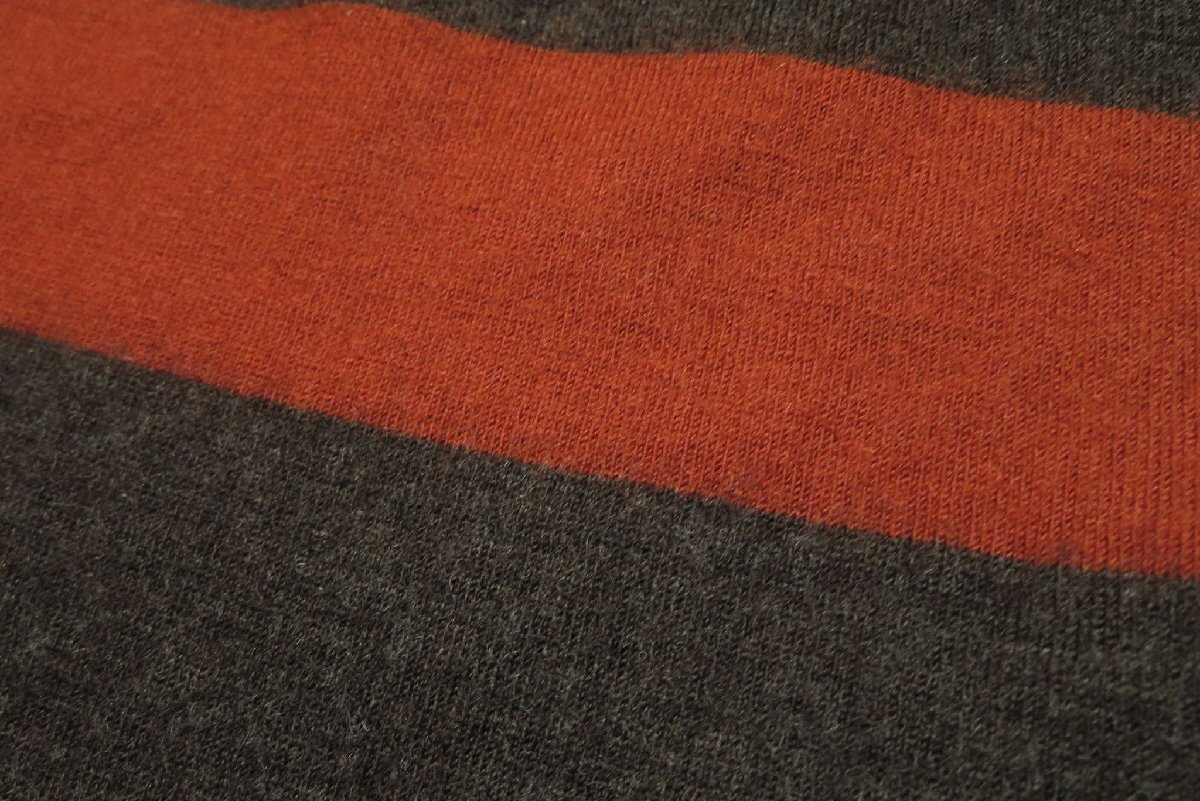 ☆美品☆ルクルカ/センソユニコ/ウールフーディロングニットベスト:38/赤茶nm102_画像7