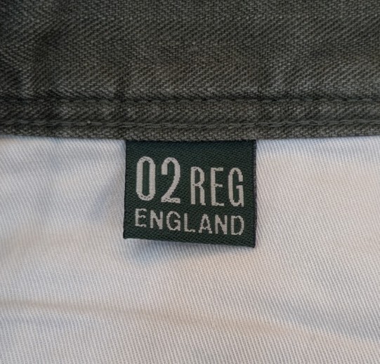H8150 NIGEL CABOURN ナイジェルケーボン ヘリンボーンツイルトラウザーズ HBT コットンパンツ 日本製 国内正規初期タグ 02REG_画像9