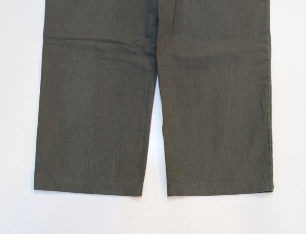 H8150 NIGEL CABOURN ナイジェルケーボン ヘリンボーンツイルトラウザーズ HBT コットンパンツ 日本製 国内正規初期タグ 02REG_画像7