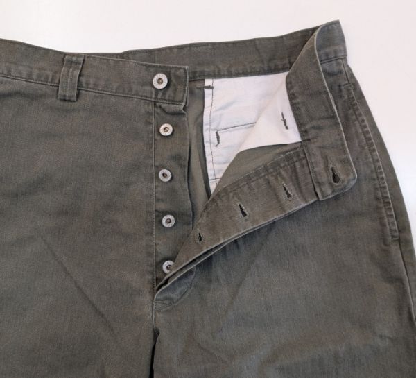 H8150 NIGEL CABOURN ナイジェルケーボン ヘリンボーンツイルトラウザーズ HBT コットンパンツ 日本製 国内正規初期タグ 02REG_画像4