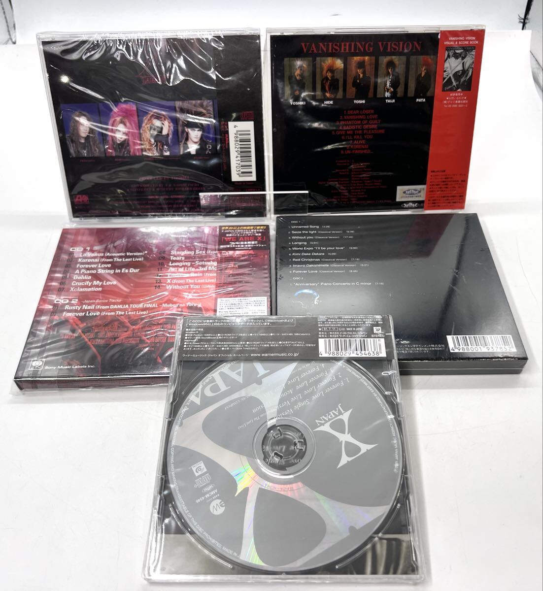 新品未開封 XJAPA CD 5枚セット EMⅡ/Forever Love/ART OF LIFE/WE ARE X/ヴァニシングヴィジョン_画像2