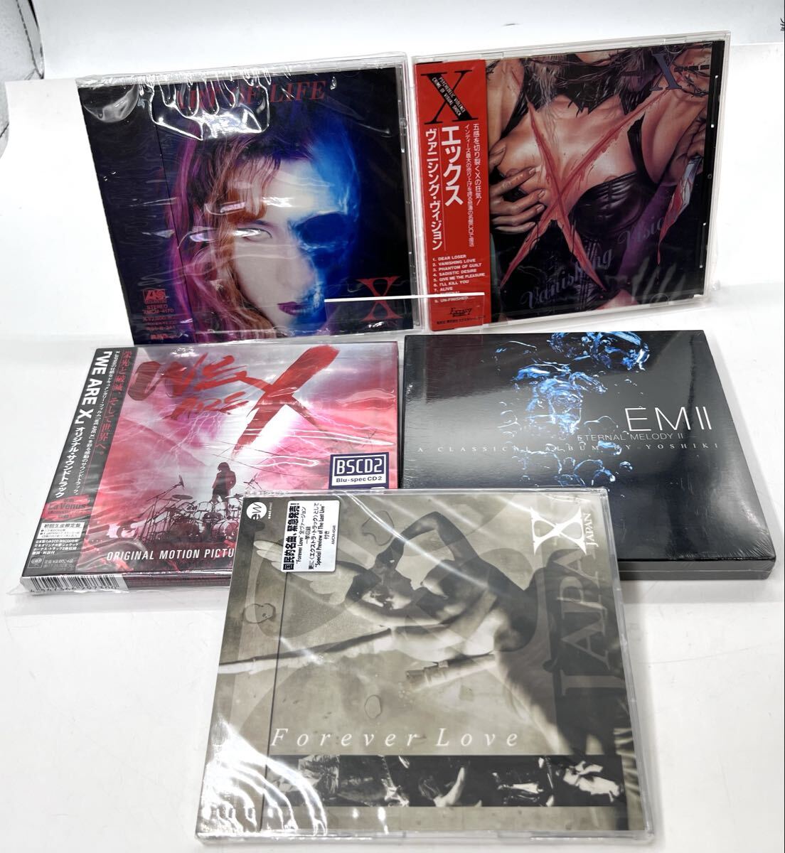 新品未開封 XJAPA CD 5枚セット EMⅡ/Forever Love/ART OF LIFE/WE ARE X/ヴァニシングヴィジョン_画像1