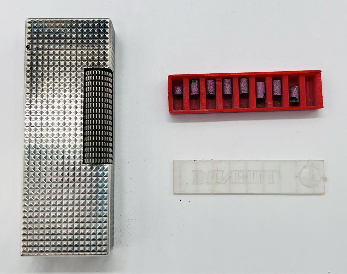 dunhill ダンヒル ローラガス ライター US RE24163 PATENTED シルバー 箱付き 着火未確認_画像2