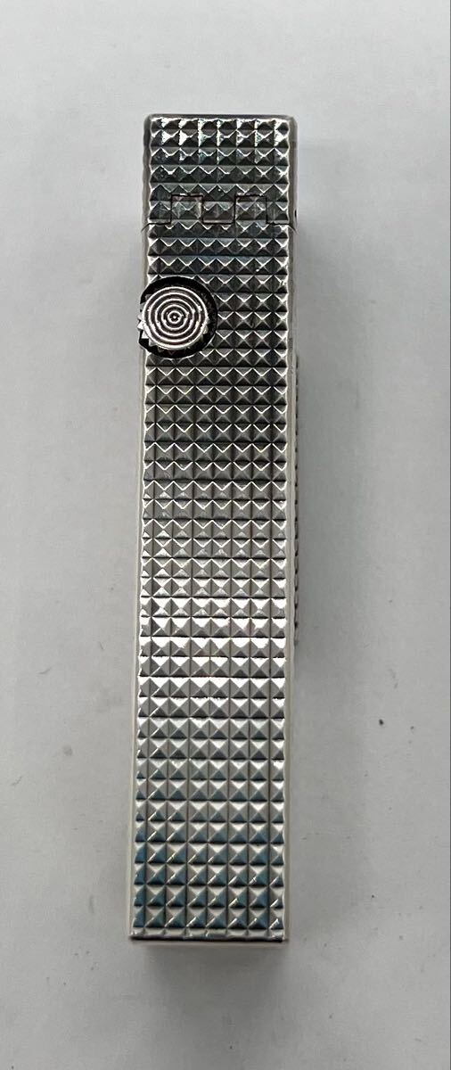 dunhill ダンヒル ローラガス ライター US RE24163 PATENTED シルバー 箱付き 着火未確認_画像6