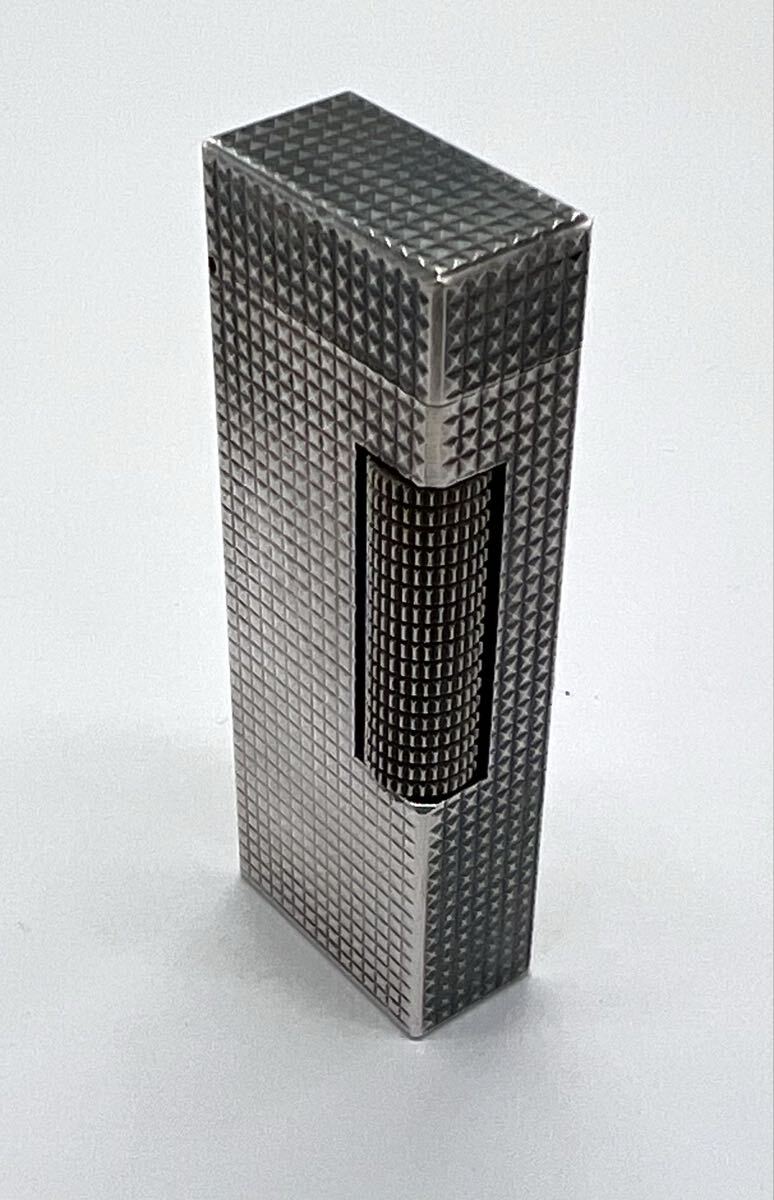 dunhill ダンヒル ローラガス ライター US RE24163 PATENTED シルバー 箱付き 着火未確認_画像4
