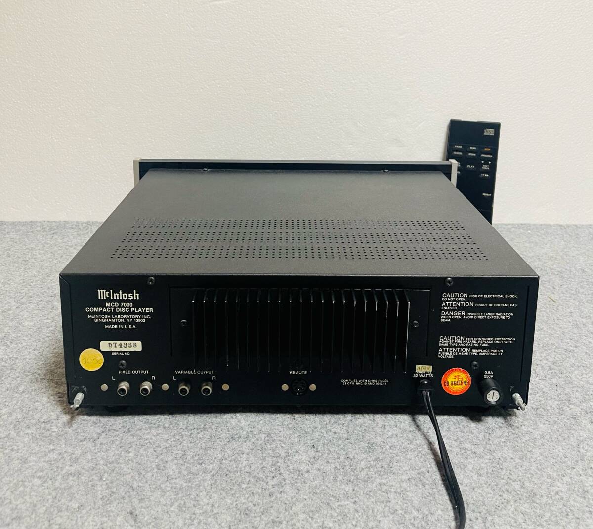 Mclntosh Macintosh MCD7000 compact диск CD плеер.