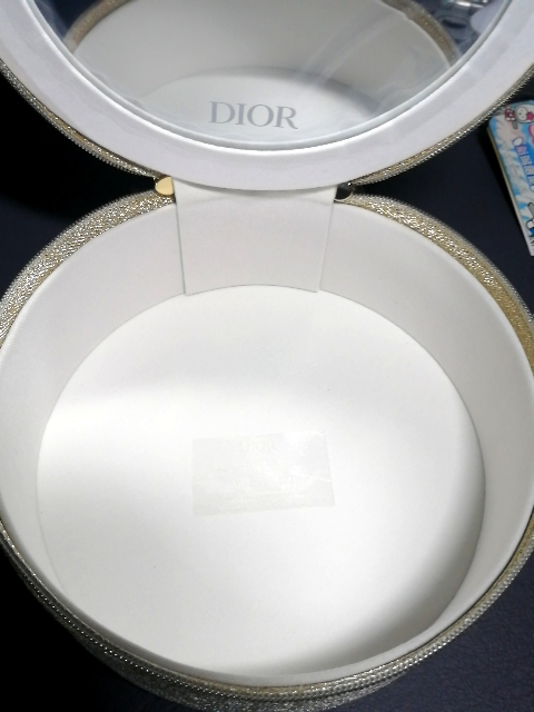 新品即決 非売品 Dior ディオール オリジナル バニティ ポーチ ゴールド 2024 ホリデー限定 ノベルティ 化粧ポーチ メイクボックス BOX zak_画像9