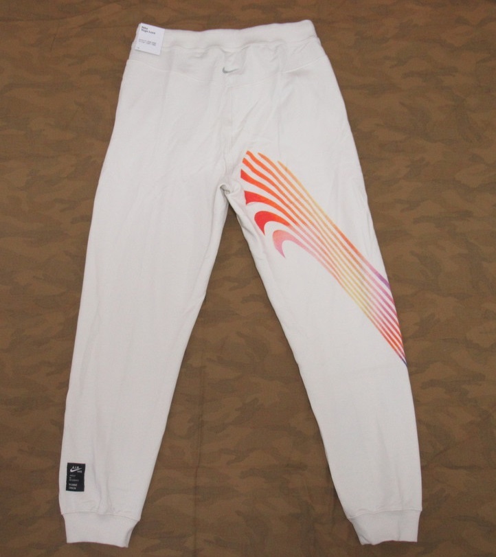 NIKE yoga Lux AIR スウェット パンツ カラフル グラデーション XL ナイキ エア ヨガ フィットネス パンツ 7/8 ハイライズ DM7022-030_画像3