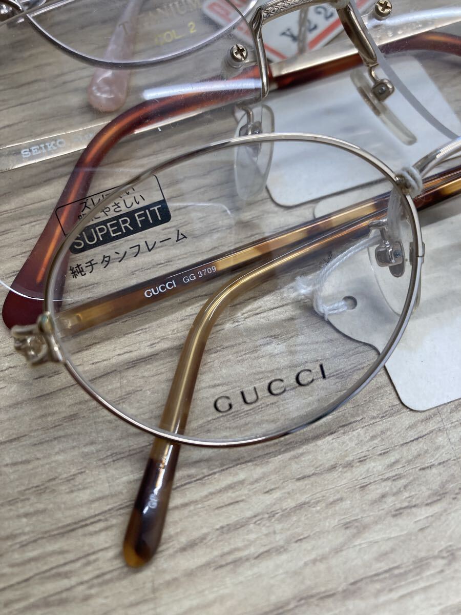 【未使用】閉店品 眼鏡フレーム 148本まとめ グッチ/バレンシアガ/ランバン/イブサンローラン/FENDI/バーバリー他ブランド多数メガネ 大量 _画像8