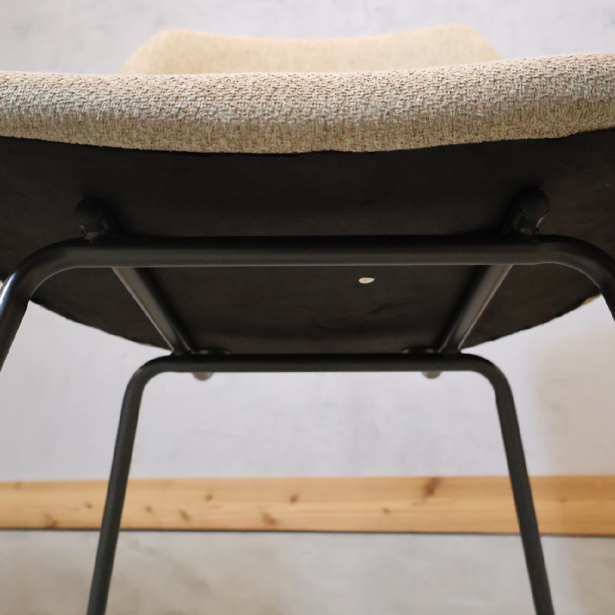 CRASH GATE クラッシュゲート knot antiques ノットアンティークス ABOCK アボック ダイニングチェア 2脚セット レトロモダン FJ420_画像8