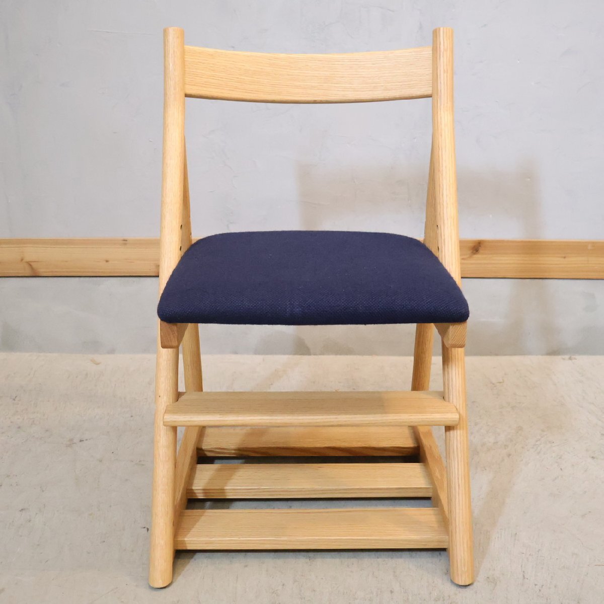 ACTUS アクタス T-KIDS ティーキッズ キッズチェア デスクチェア 学習椅子 キャスター付 高さ調整 ナチュラル 飛騨高山 日進木工 FJ422_画像2