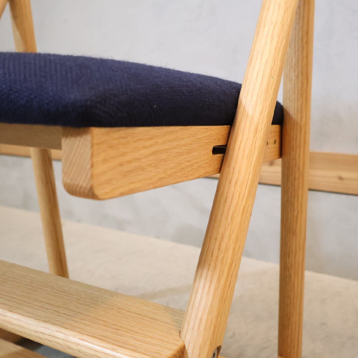 ACTUS アクタス T-KIDS ティーキッズ キッズチェア デスクチェア 学習椅子 キャスター付 高さ調整 ナチュラル 飛騨高山 日進木工 FJ422_画像5