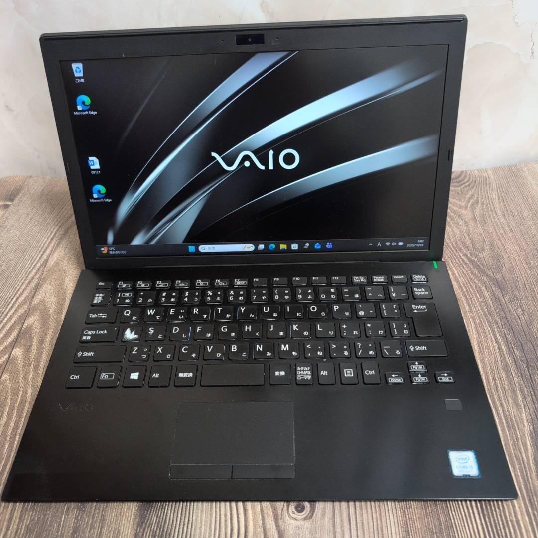 第8世代 VAIO Pro PG core i5 Windows11 ブラック Office付き 即納 初心者にも 届いてすぐ使えます◎ マウスはおまけ♪_画像1