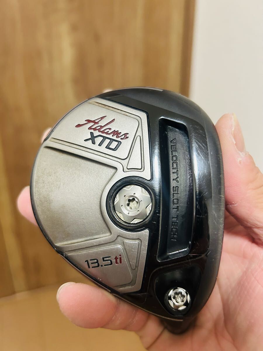【チタン製】アダムスゴルフ XTD Ti 13.5° フェアウェイウッド ヘッドのみ_画像1