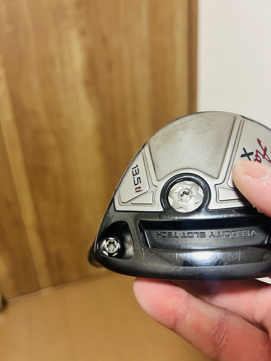 【チタン製】アダムスゴルフ XTD Ti 13.5° フェアウェイウッド ヘッドのみ_画像9