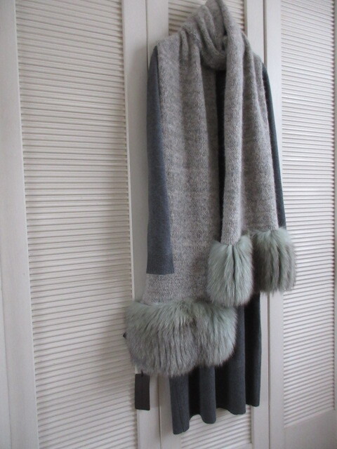 クローゼット整理!POLO RALPH LAUREN 70%wool・30%cashmere ニットワンピース L/G (40~42細身)1度着用_画像5