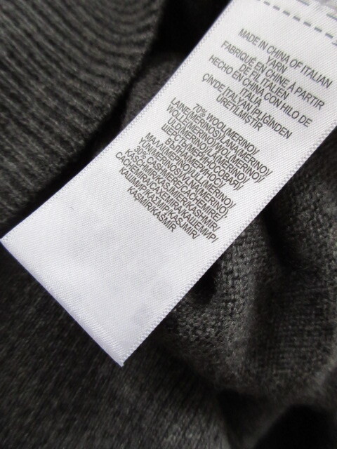 クローゼット整理!POLO RALPH LAUREN 70%wool・30%cashmere ニットワンピース L/G (40~42細身)1度着用_画像8