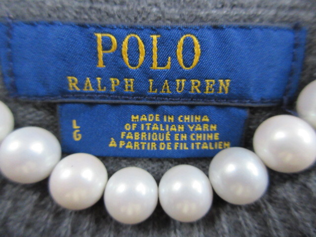 クローゼット整理!POLO RALPH LAUREN 70%wool・30%cashmere ニットワンピース L/G (40~42細身)1度着用_画像7