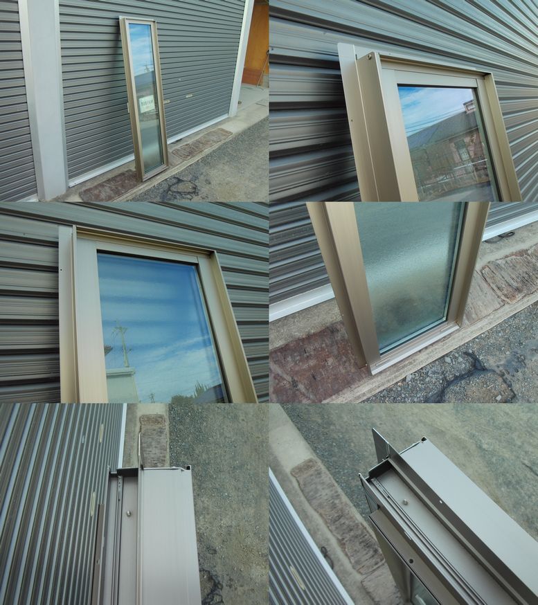 在庫品 アルミサッシ LowE 型 ペアガラス LIXIL サーモスL FIX窓 03315 (03615) シャイングレー その１_画像4