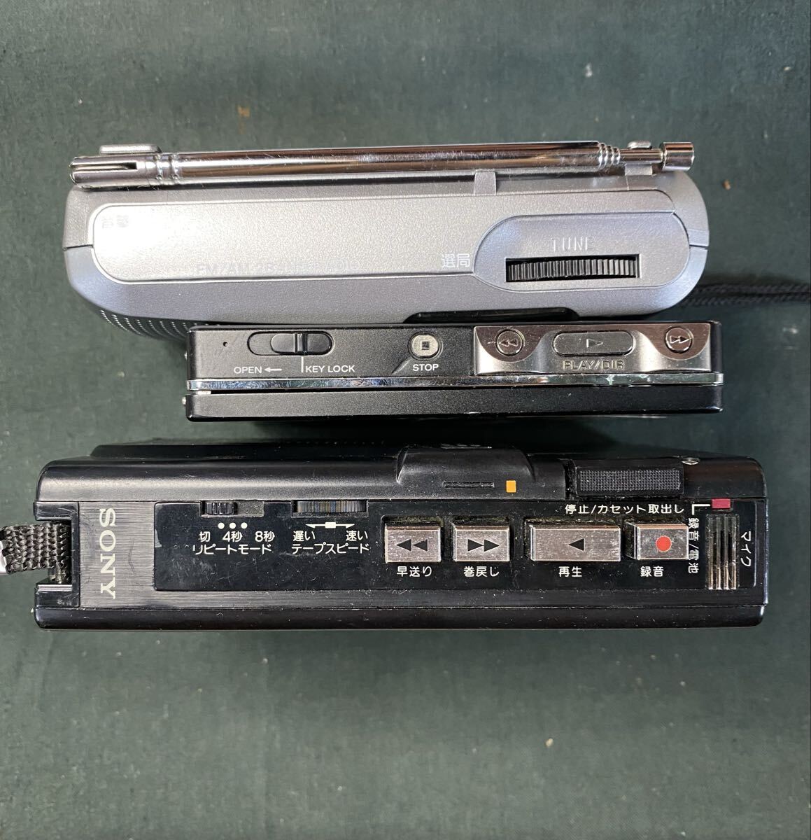  Sony SONY кассетная магнитола радио WM-701C ICF-9 TCM-R2 3 пункт суммировать 