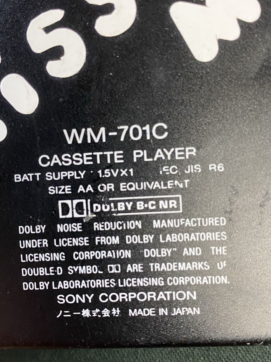  Sony SONY кассетная магнитола радио WM-701C ICF-9 TCM-R2 3 пункт суммировать 