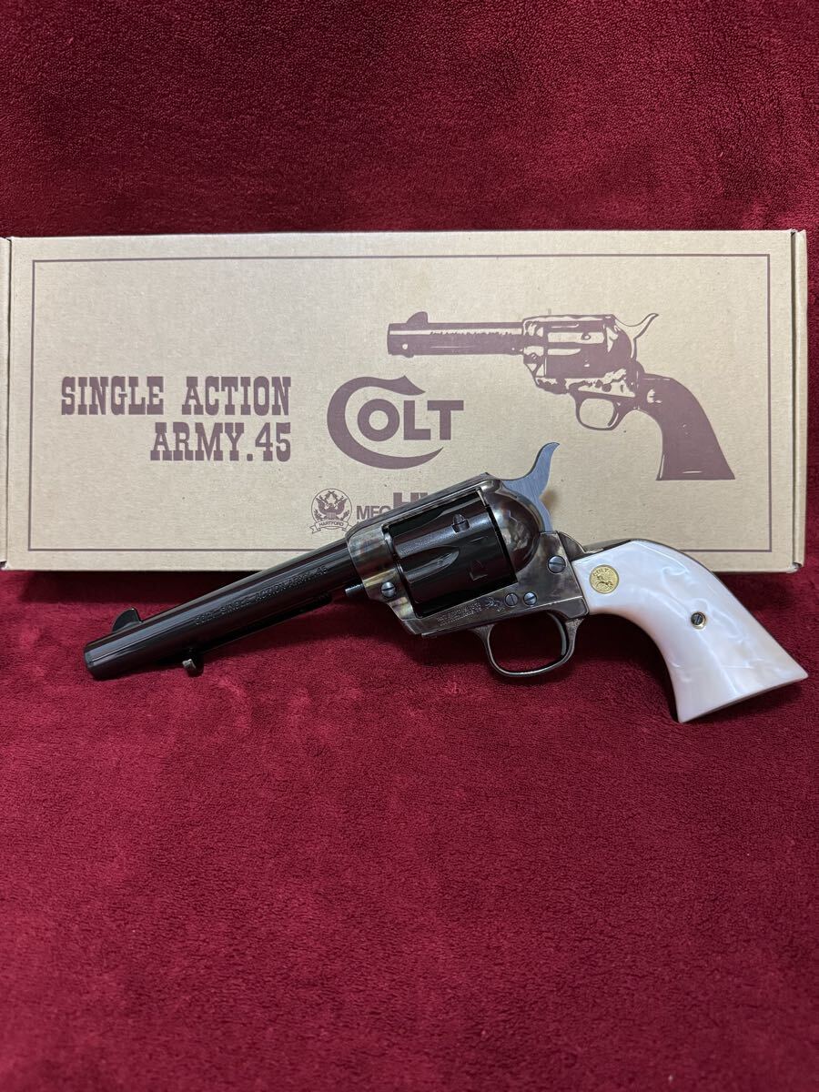 HWS コルト SAA メッキ ケースハードン ウエイトモデル アーティラリー_画像1