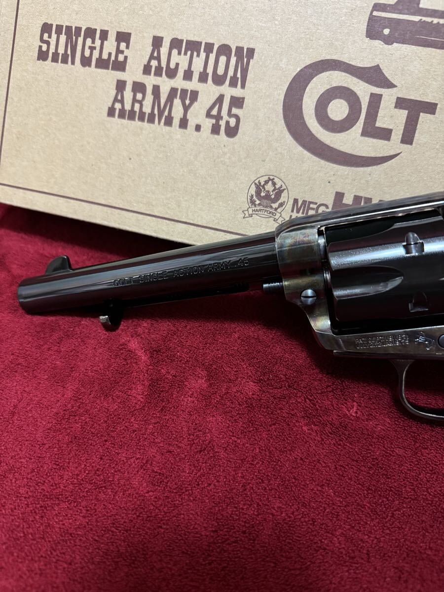 HWS コルト SAA メッキ ケースハードン ウエイトモデル アーティラリー_画像3