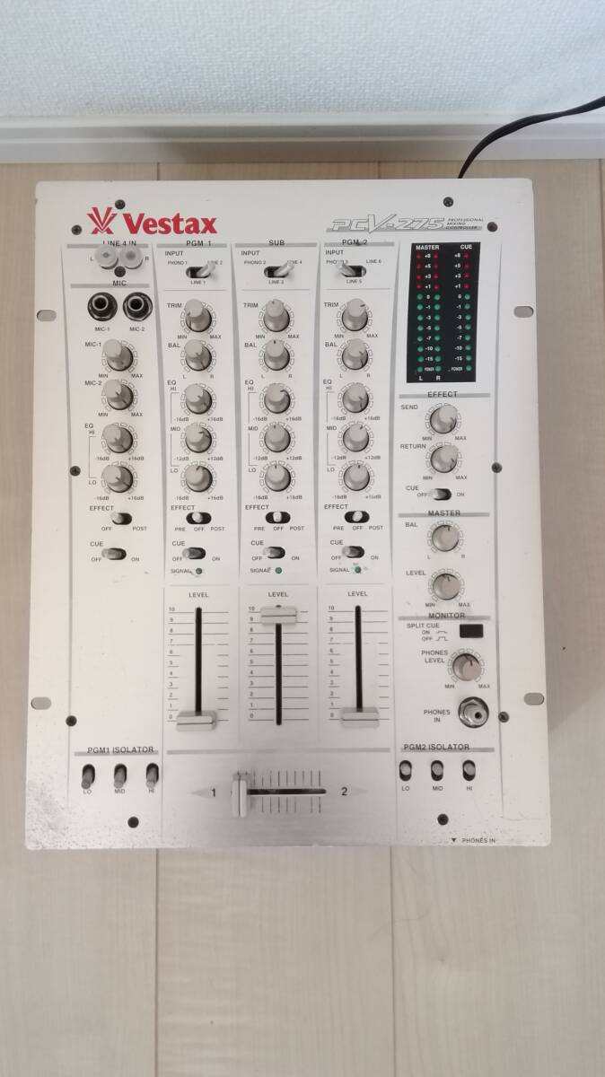  электризация только подтверждено Vestaxbe старт ks смешивание контроллер DJ миксер PCV-275 с некоторыми замечаниями Junk товар 