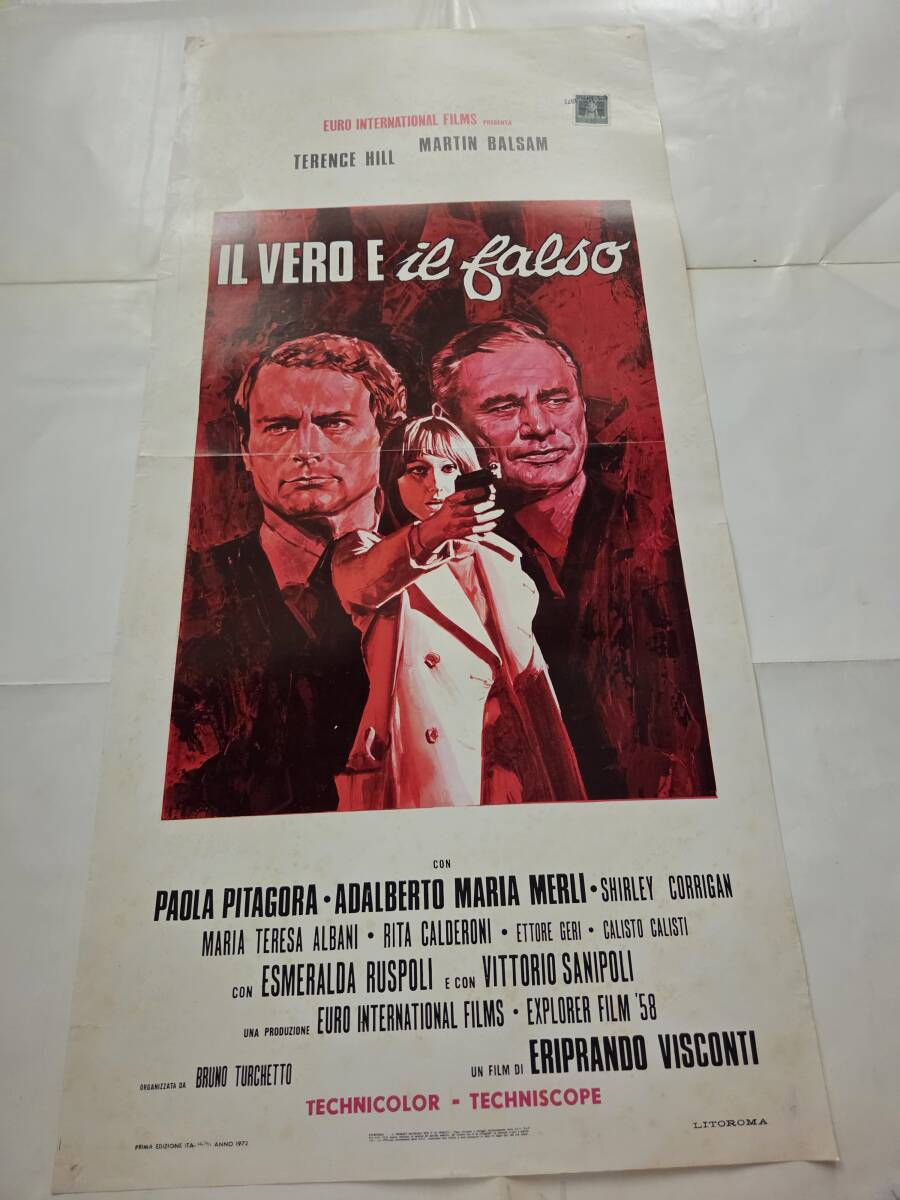 伊劇場用ロカンディナポスター●テレンス・ヒル●マーティン・バルサム●パオラ・ピタゴラ●ガスパリ画●ハッスルド・フッカー:未公開1972_画像1