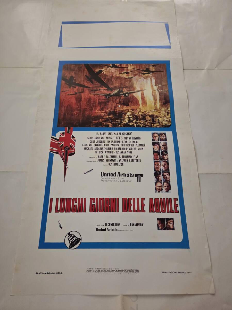 伊劇場用ロカンディナポスター●戦争映画超大作●空軍大戦略_画像1