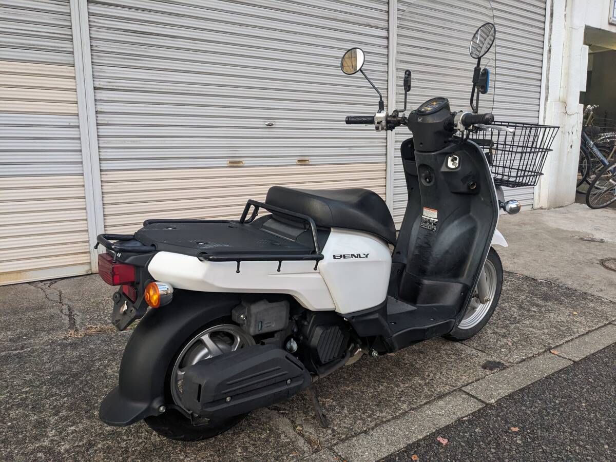 BENLY50 ベンリィ　水冷エンジン　AA05　両手ブレーキ 現状車　横浜〜_画像4