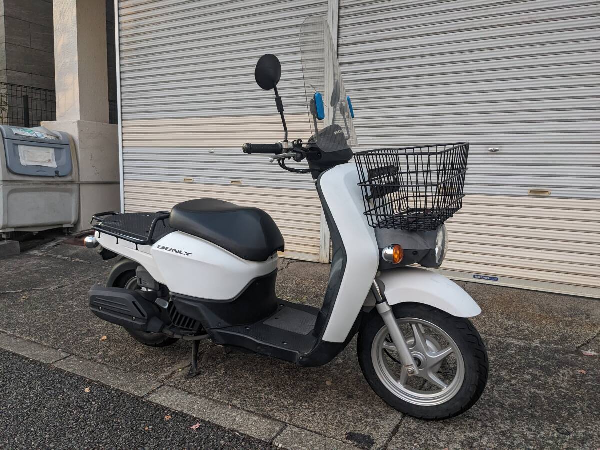 BENLY50 ベンリィ　水冷エンジン　AA05　両手ブレーキ 現状車　横浜〜_画像2