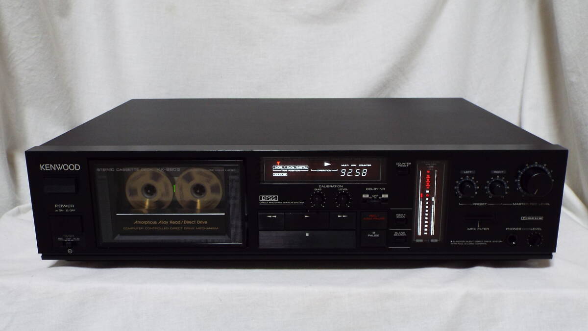 ★★★　KENWOOD　ケンウッド　KX-880G　Cassette Deck　カセットデッキ　★★★_画像2