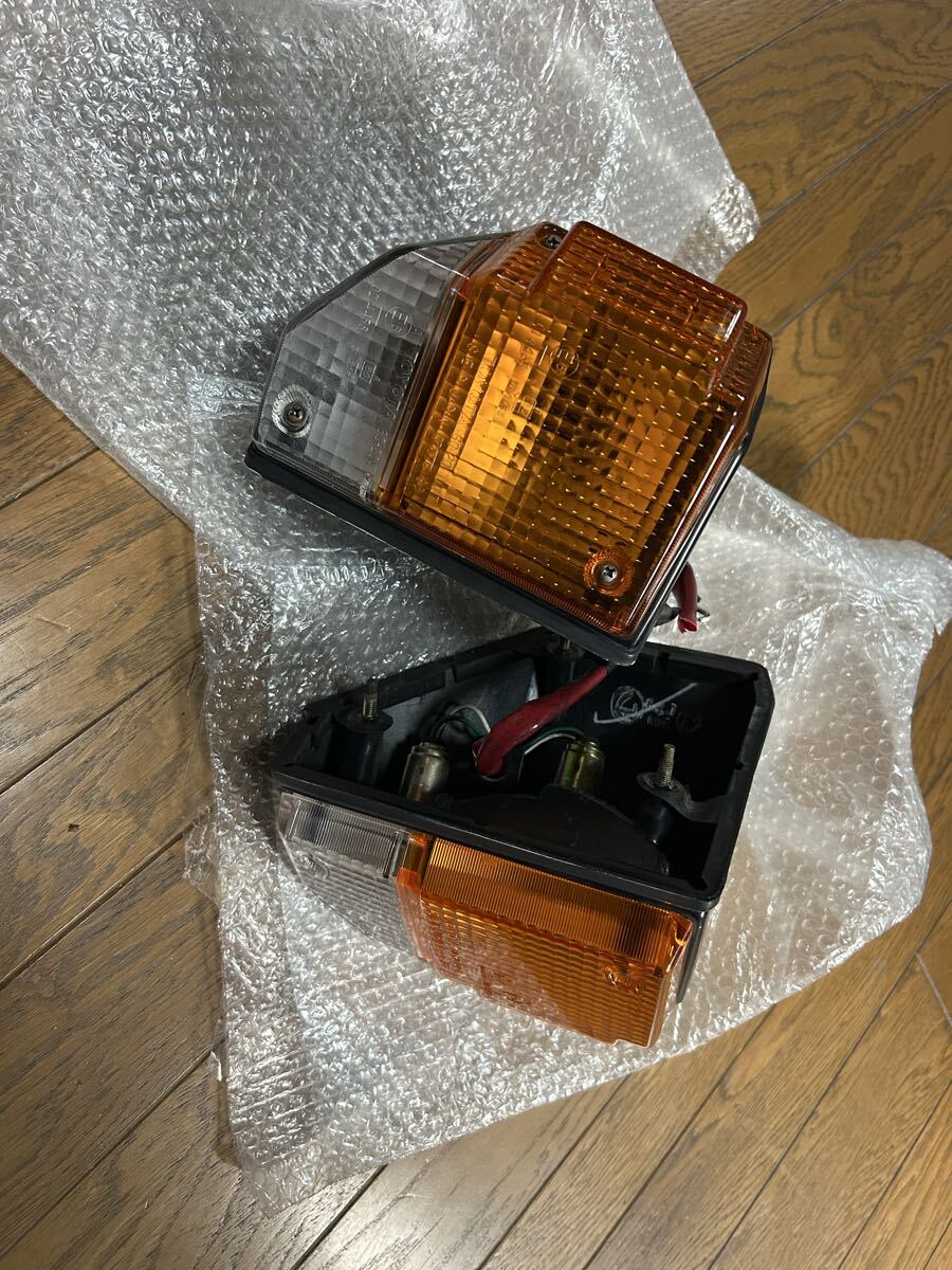 ランクル70 純正　 サイドウインカー左右セット　ライセンスプレート　 当時物 _画像5