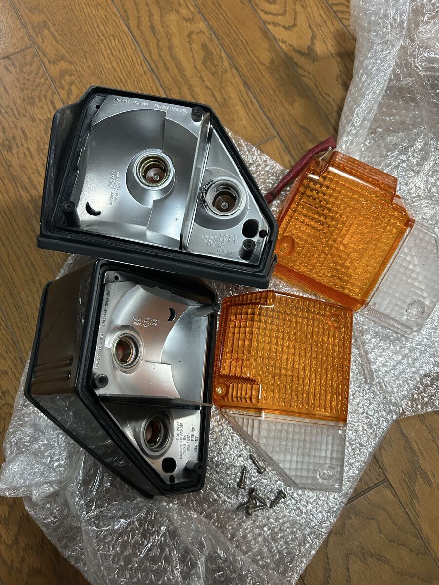 ランクル70 純正　 サイドウインカー左右セット　ライセンスプレート　 当時物 _画像6
