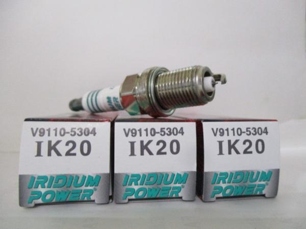 トヨタ エスティマ TCR10W TCR11W TCR20W TCR21W TOYOTA ESTIMA / DENSO スパークプラグ イリジウムパワー IK20 V9110-5304 4本セット!!+++_画像1
