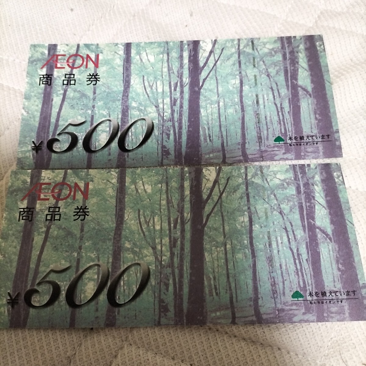 イオン商品券1000円分_画像1