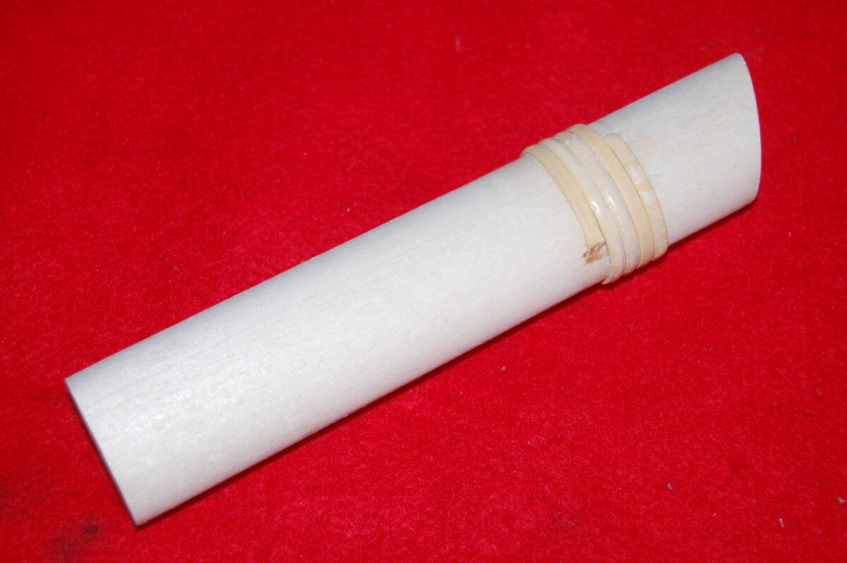 【入手困難/限定品】手曲がり鋸/手曲鋸用/口籐巻柄鋸柄のこ柄きり柄のこぎり柄_画像1