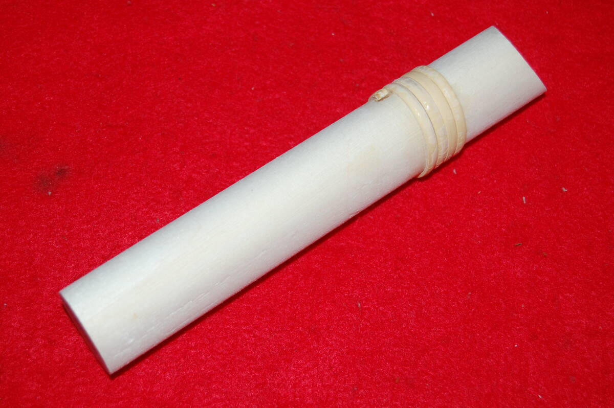 【入手困難/限定品】手曲がり鋸/手曲鋸用/口籐巻柄鋸柄のこ柄きり柄のこぎり柄_画像3