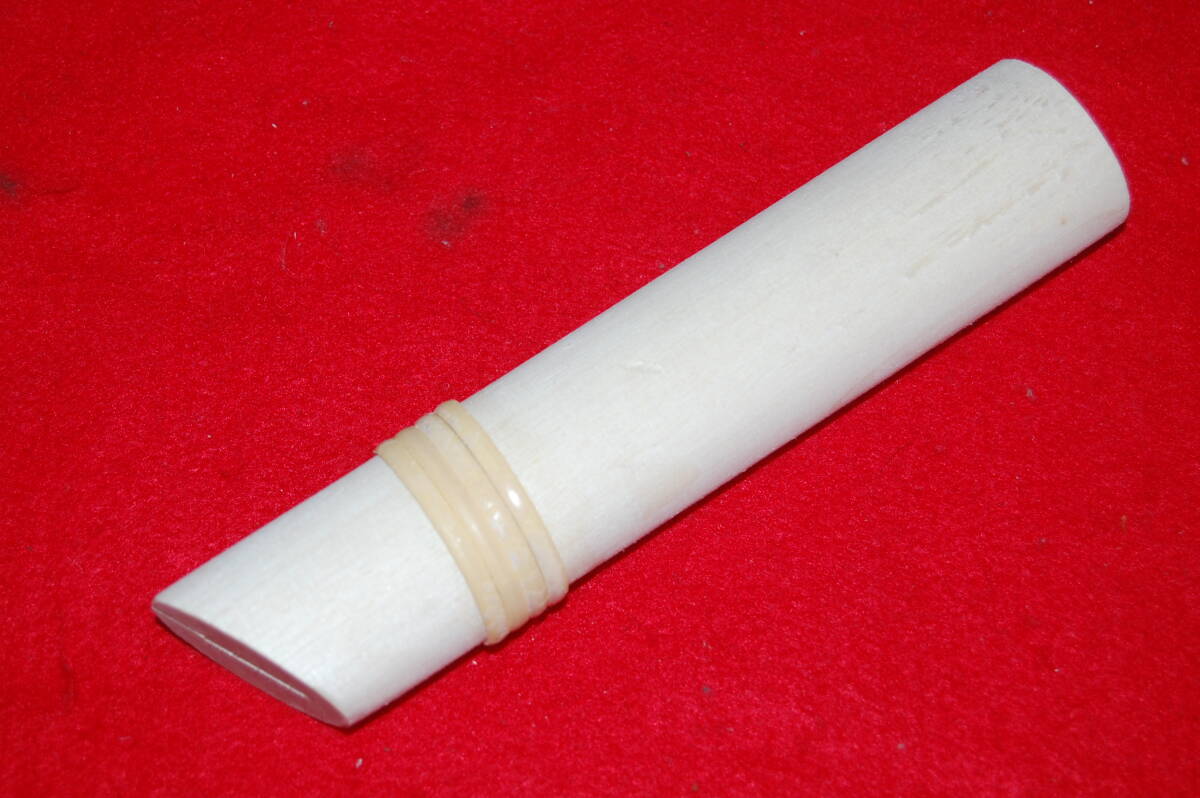 【入手困難/限定品】手曲がり鋸/手曲鋸用/口籐巻柄鋸柄のこ柄きり柄のこぎり柄_画像5