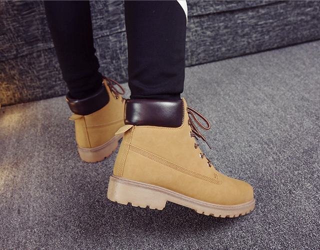  мутон ботинки мужской Work ботинки 2typoe обратная сторона ворсистый casual ботинки кожа обувь обувь гонки выше длинный осень-зима желтый 25.0cm