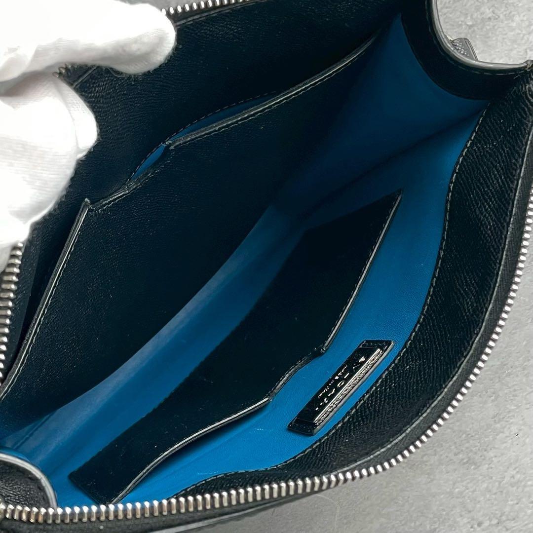  прекрасный товар BVLGARI BVLGARY sakoshu сумка на плечо небольшая сумочка Circle кожа наклонный .. плечо .. ходить на работу бизнес чёрный черный мужской 