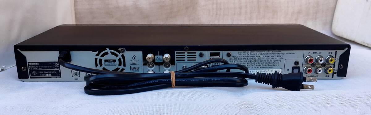 東芝 1TB 3チューナー ブルーレイレコーダー 『DBR-T350』3番組同時録画可能リモコン付き動作品です。_画像5